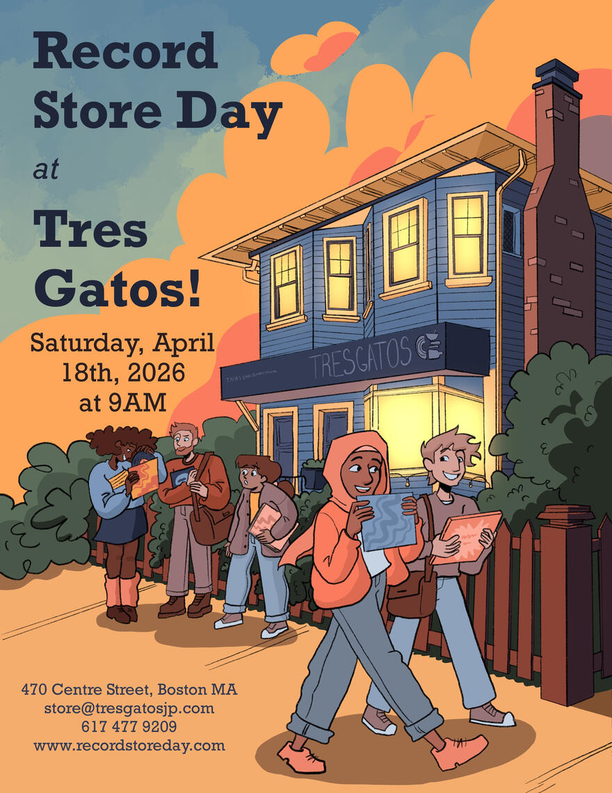 Tres Gatos: Record Store Day Poster | lilianammrusso@gmail.com | Lily Russo