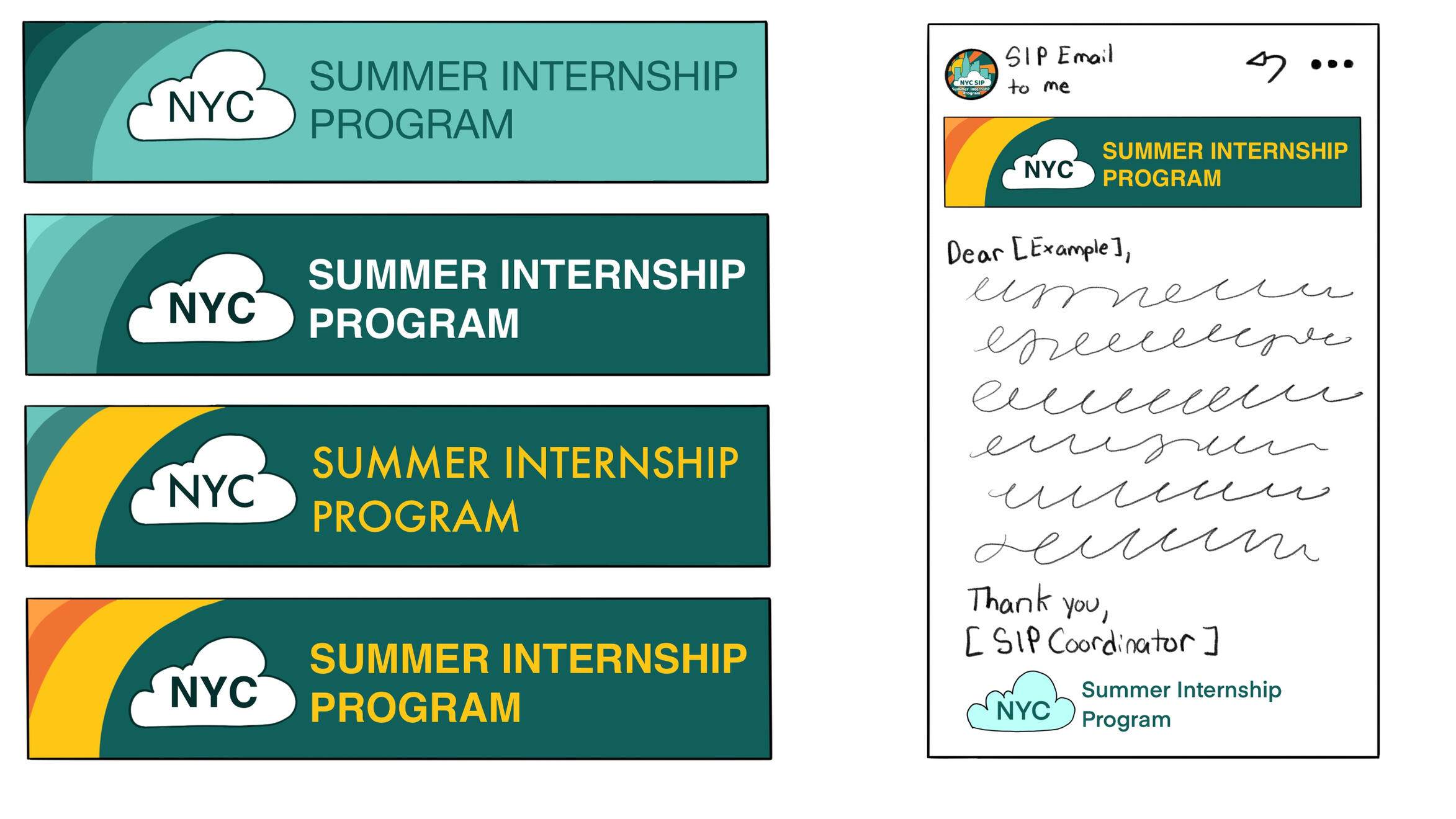 DCAS Email Banners for SIP Project | lilianammrusso@gmail.com | Lily Russo