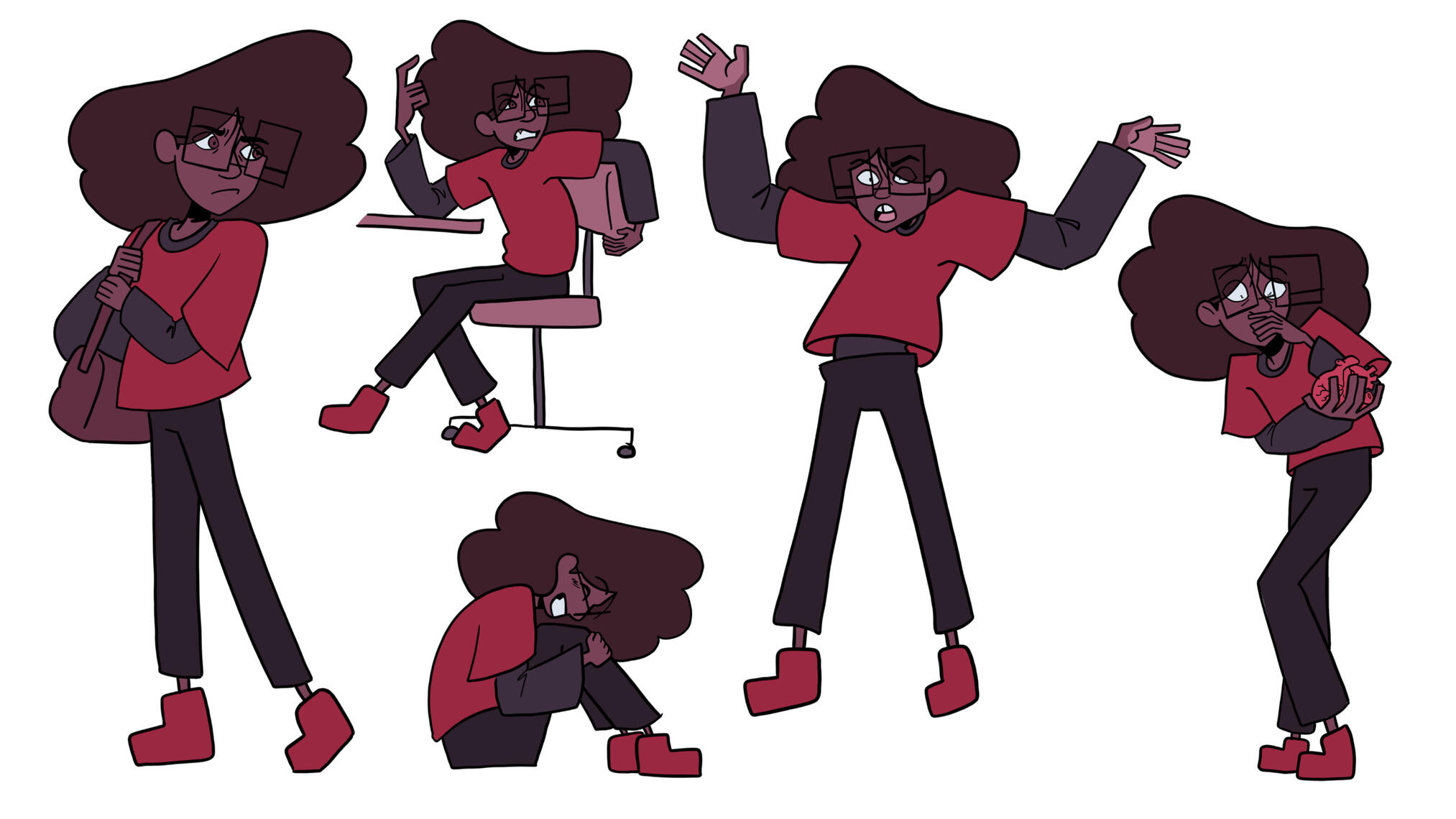 Character Posing for “Tell-Tale" | lilianammrusso@gmail.com | Lily Russo